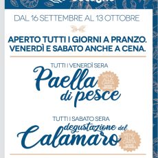 APERTI FINO AL 13 OTTOBRE